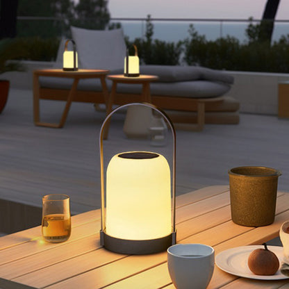 Solar & USB Rechargeable Portable LED Handheld Light – Waterproof Outdoor Lantern for Camping & Garden