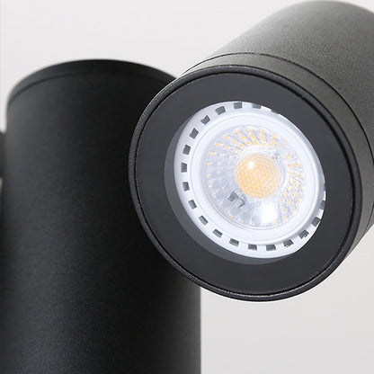 Double Light Bollard Light Rotatable Outdoor Lawn Light