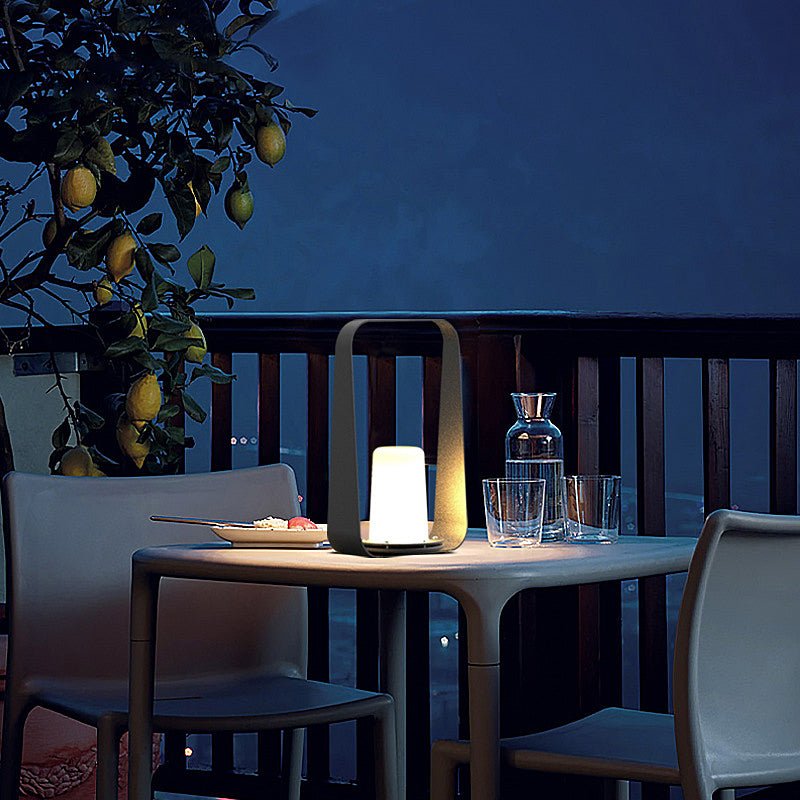 Waterproof USB-Rechargeable Outdoor LED Table Lamp – Modern Portable Garden & Patio Light