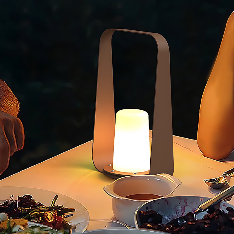 Waterproof USB-Rechargeable Outdoor LED Table Lamp – Modern Portable Garden & Patio Light