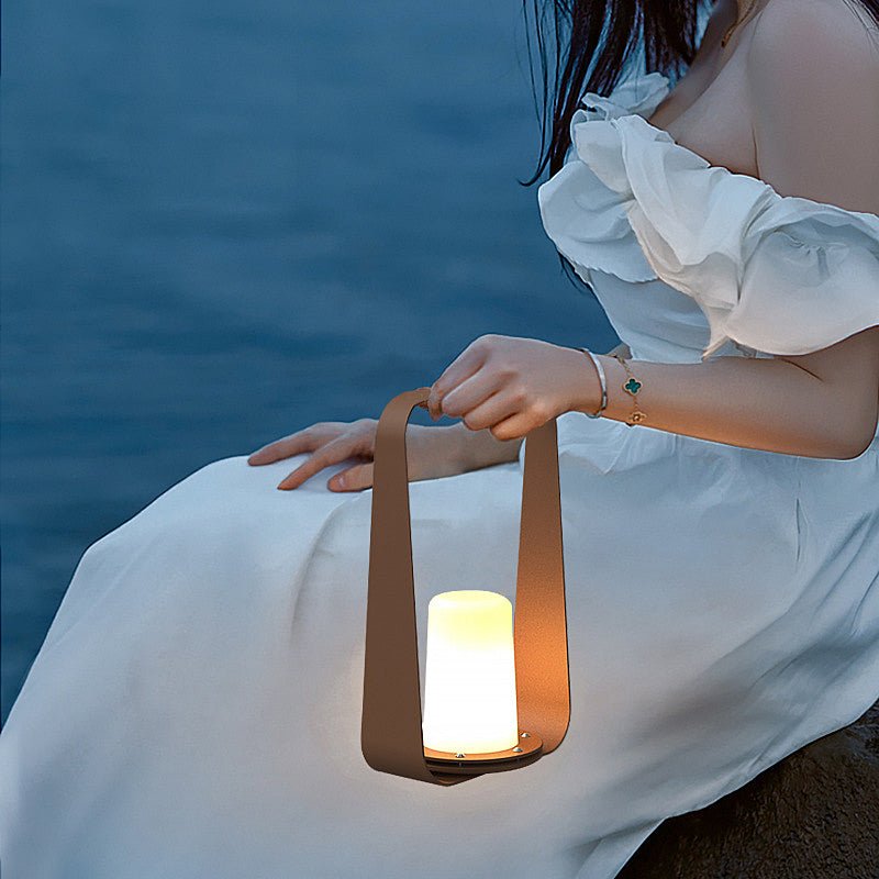 Waterproof USB-Rechargeable Outdoor LED Table Lamp – Modern Portable Garden & Patio Light