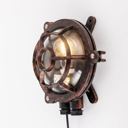 Industrial Outdoor Sconce American Retro Style Wall Lamp