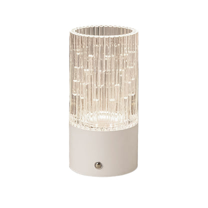 Art Deco Table Lamp - Vase-Inspired Light in ABS & PS Material