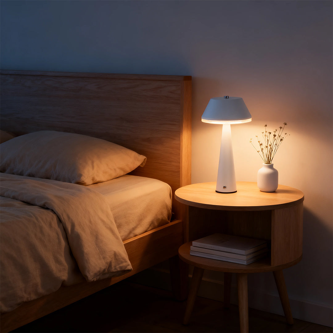 Rechargeable Table Lamps - Unique Contemporary Design, Portable Cordless Lighting
