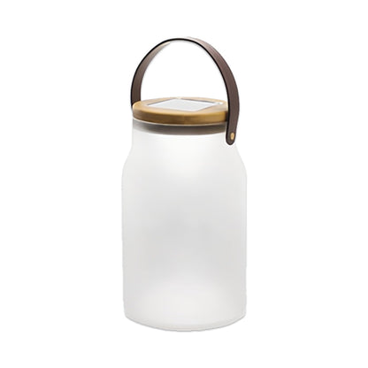 Solar Powered Camp Lantern Waterproof Teak Handle Light