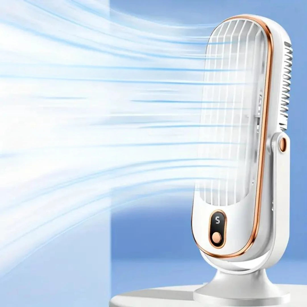 Mini Desktop Evaporative Cooler Fan – USB Personal Cooling Fan with 3 Speeds for Office & Home