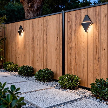 Outdoor Lighting Sconce Waterproof European Style Geometric Lamp